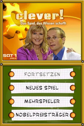 Clever! - Das Spiel, das Wissen Schafft (Germany) screen shot title